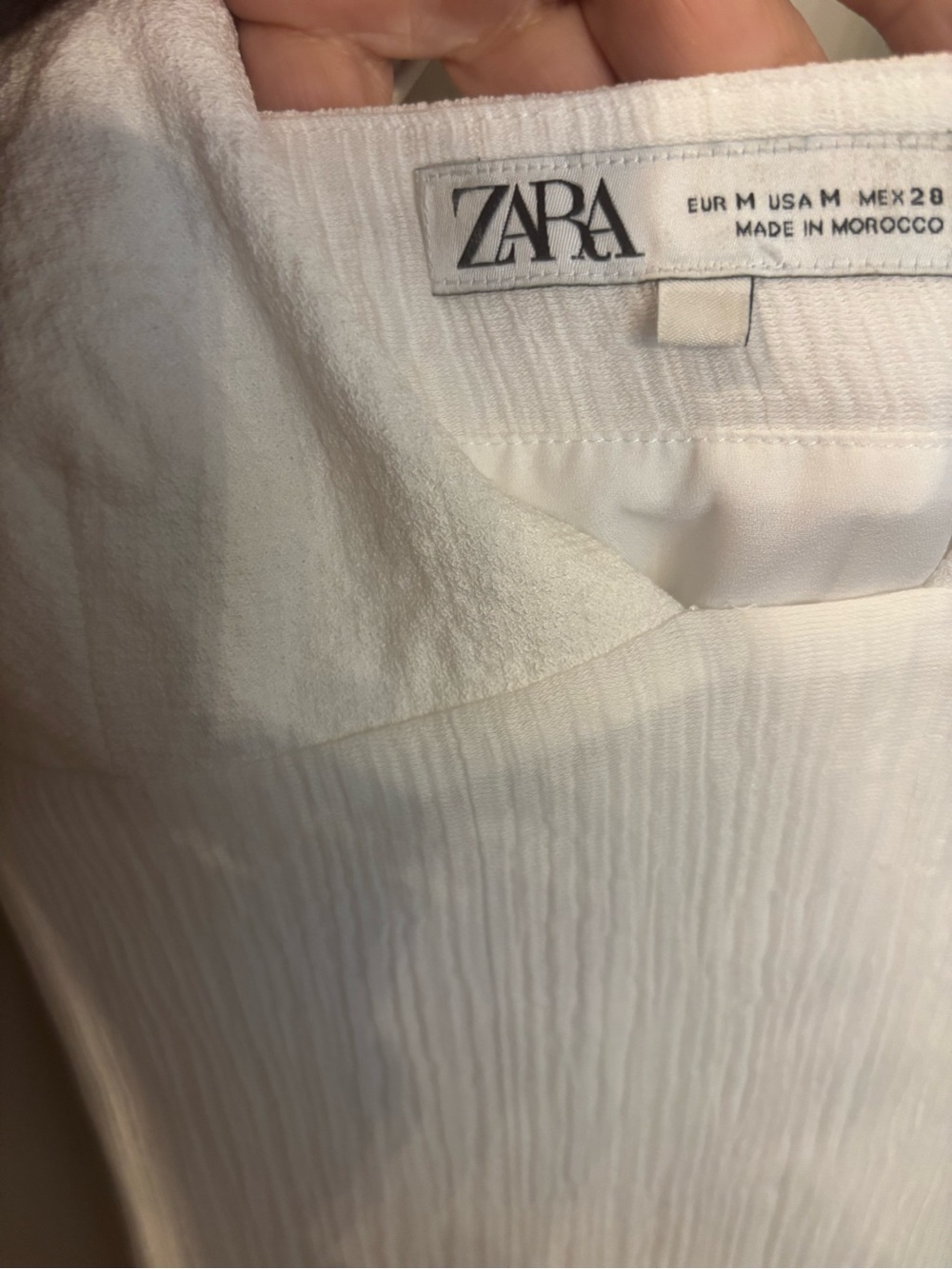 NWOT Zara White Maxi dress sz M - Picture 5 of 8